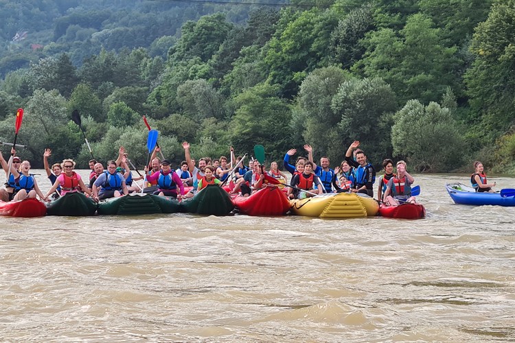 vodácký zájezd Dunajec skupina